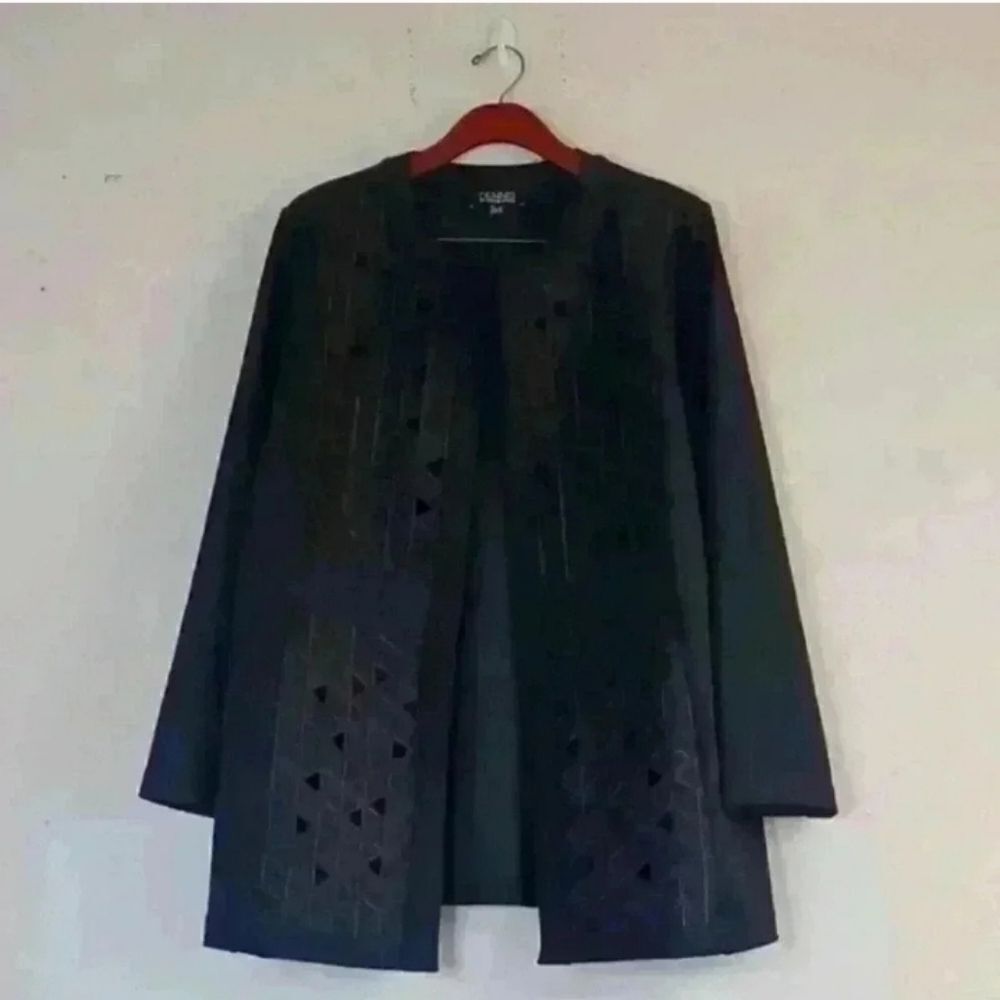 Dennis Basso Black Blazer